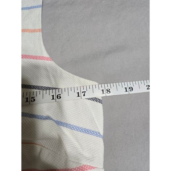 Talbots size 8 women's Biscayne pastel striped sheath dress - Picture 9 of 10